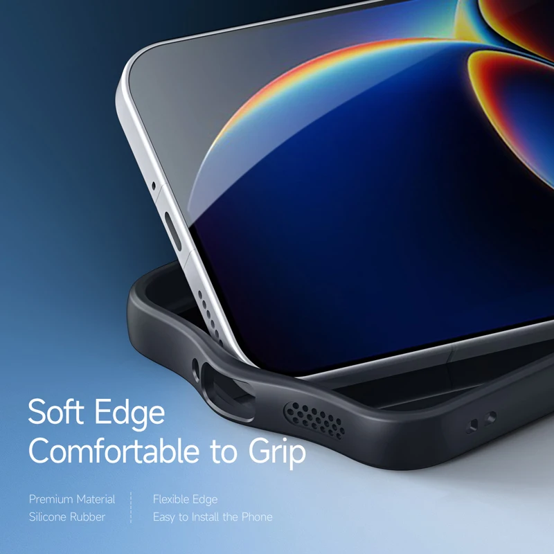 Фото Чехол для Xiaomi Redmi K90 Max DUX DUCIS, ударопрочный, из твердого поликарбоната + мягкого TPU, с защитой от падений, прозрачная задняя панель №5