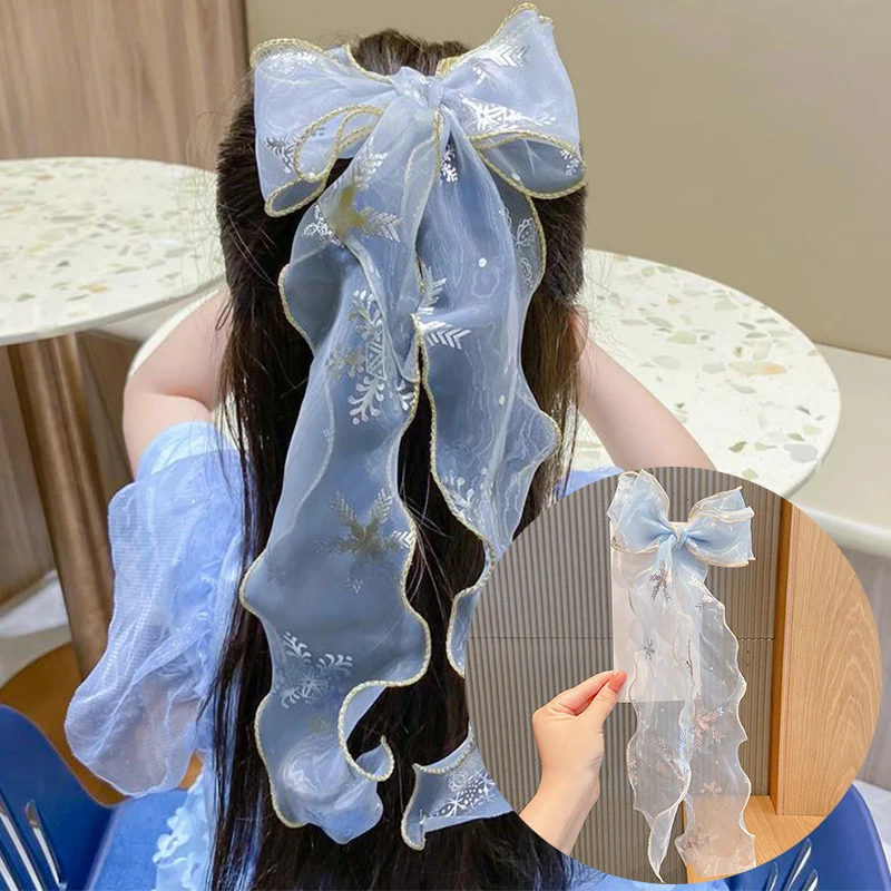 

Fashion Children'S Hair Accessories Tassels Bowknot Ribbons Braided Hairpins Headdresses Summer Girls Princess Hairpins