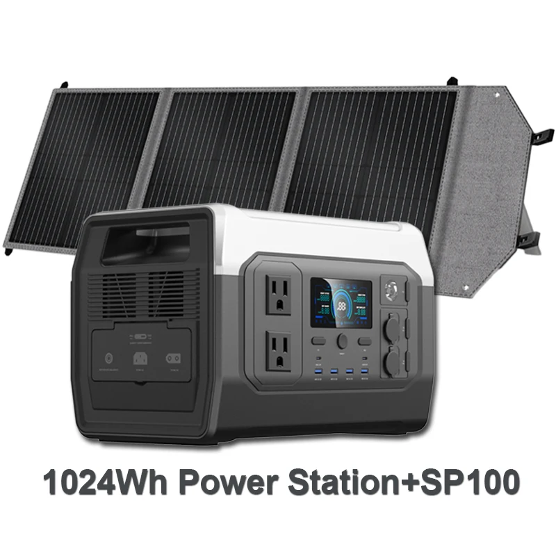 

CTOLITY портативный солнечный генератор 1800 Вт