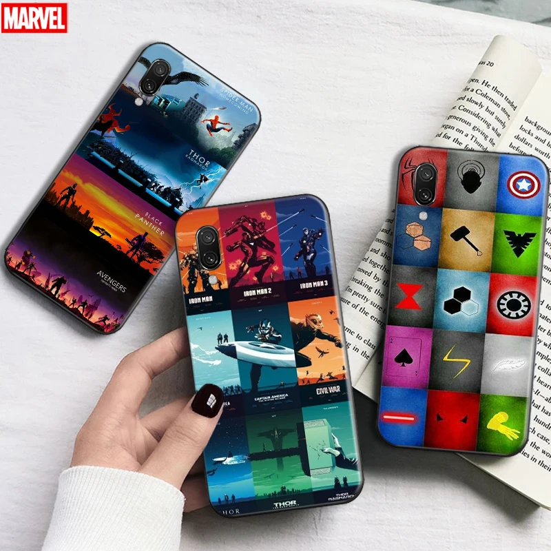 

Marvel Avengers Logo Phone Case 5.45 Inch For Xiaomi Redmi 7A Comics Funda Coque Shockproof Silicone Cover