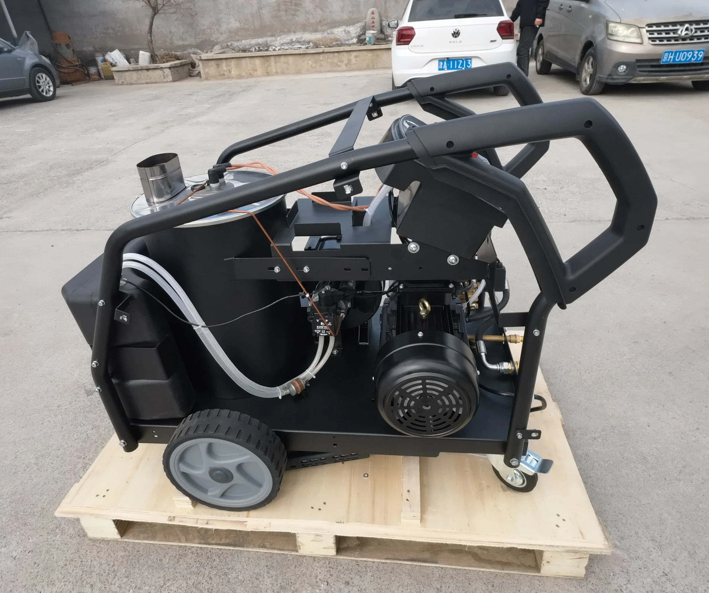 1450PSI 150 бар 15LPM нагрев тяжелых масляных пятен удаление горячей воды мойка высокого