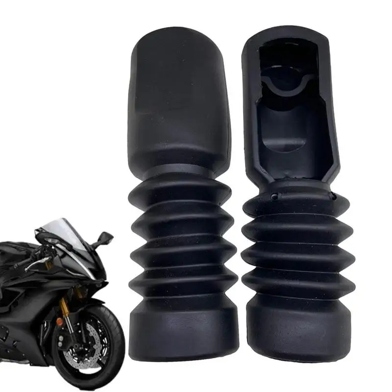 

2Pcs Motorcycle Rubber Front Fork Covers Gaiters Boot Gaiters Covers Gaiters Boot Fork Dustproof Rubber Sleeve