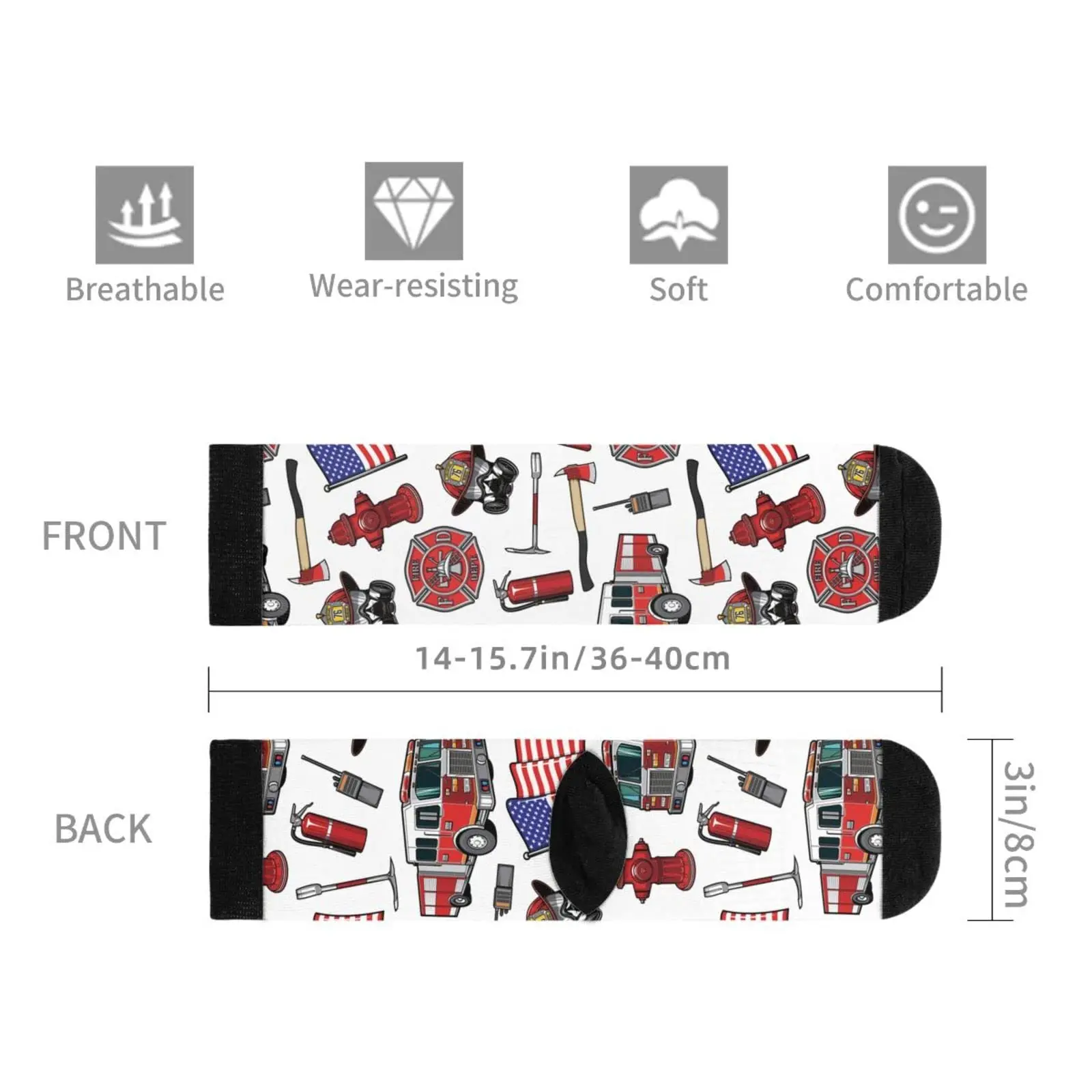 Пожарная машина пламя пожарные пожарный гидрант американский флаг повседневные