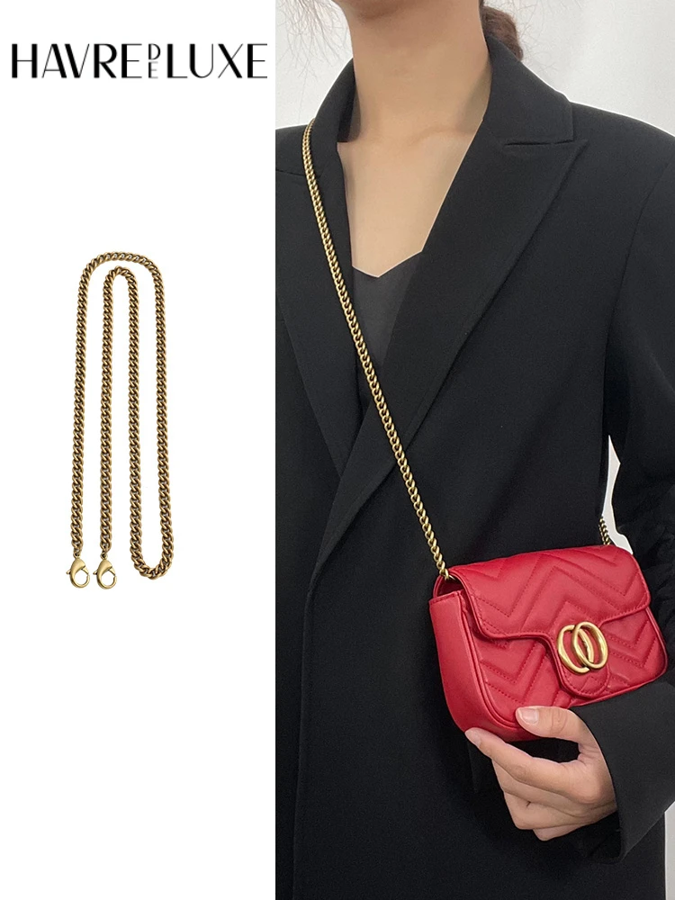 

Double G Bag chain Accessories Bag Thin Necklace Transform Crossbody Strap Replacement Metal Not Fade Bag Chain Single Purchase