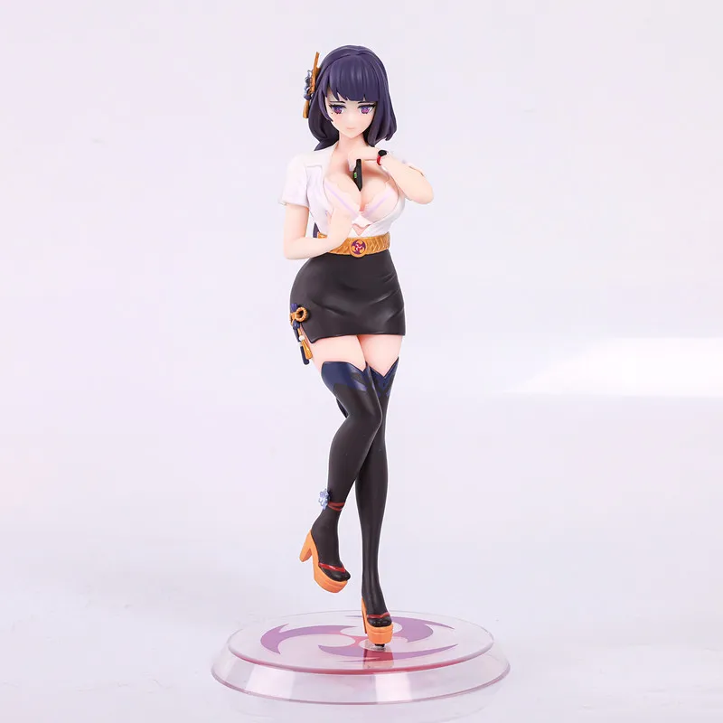 

22cm Genshin Impact Anime Figure GK Kamisato Ayaka PVC Action Figure Collectible Model Toys Kid Gift