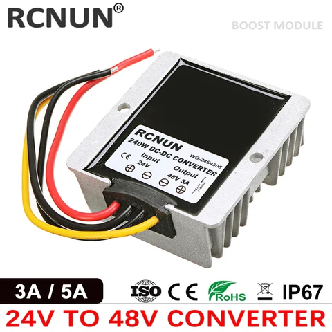 RCNUN Конвертер DC/DC 24В до 48В