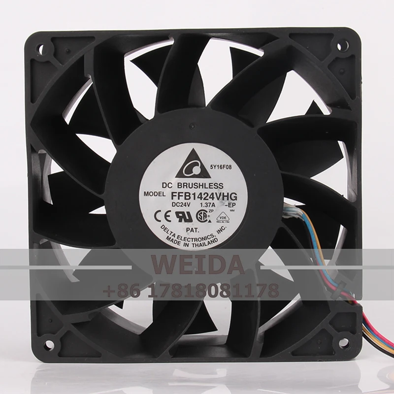 Чехол вентилятор с двойным шарикоподшипником Для DELTA FFB1424VHG 140x140x50 мм 14050 14 см 24 в а инверторный вентилятор ABB с высоким потоком воздуха