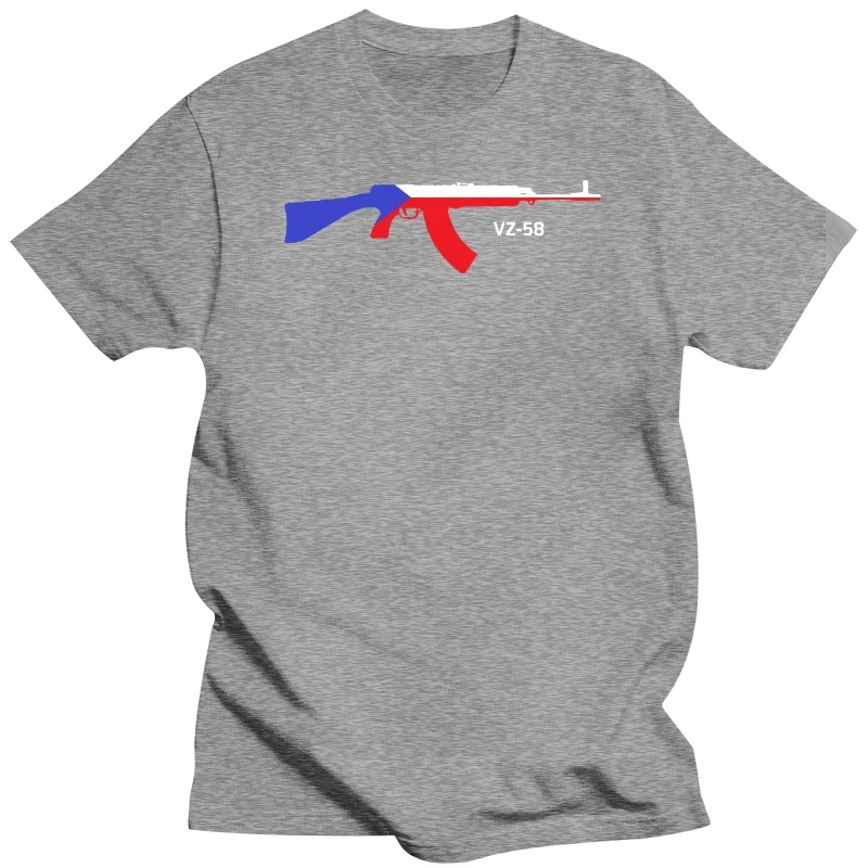 Футболка новинка крутые топы мужская футболка с коротким рукавом Vz 58 винтовка