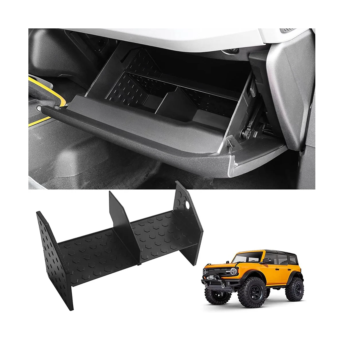 Бокс для перчаток Ford Bronco Accessories 2021 2022 2/4-Door контейнер хранения центральной консоли