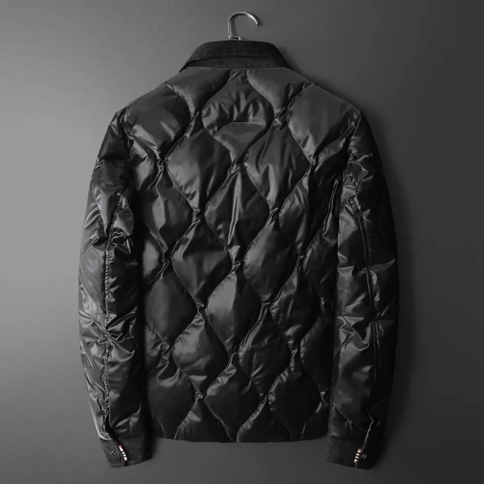 Men's Jacket Parkas Men's Winter Jackets Men's Cold Jacket High Fashion Cotton Clothes Embroidered Men's Slim and Warm Coat