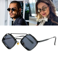 jackjad 2022 fashion cool unique steampunk style punk sunglasses men women vintage metal brand design sun glasses shades 2023