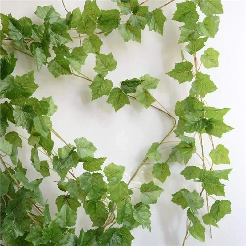 1 8 м Фотофон с зелеными листьями дыни искусственными растениями цветами лозой