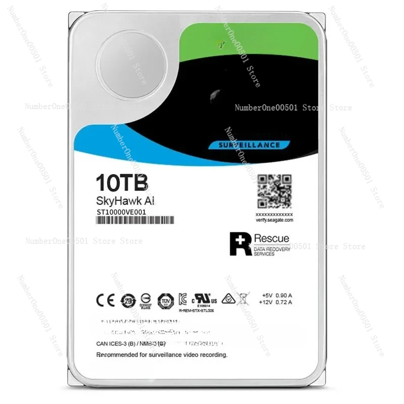Жесткий диск ST10000VE001 оригинальный жесткий Seagate 10 ТБ 7200 об/мин 256 Мб кэш-памяти SATA 6