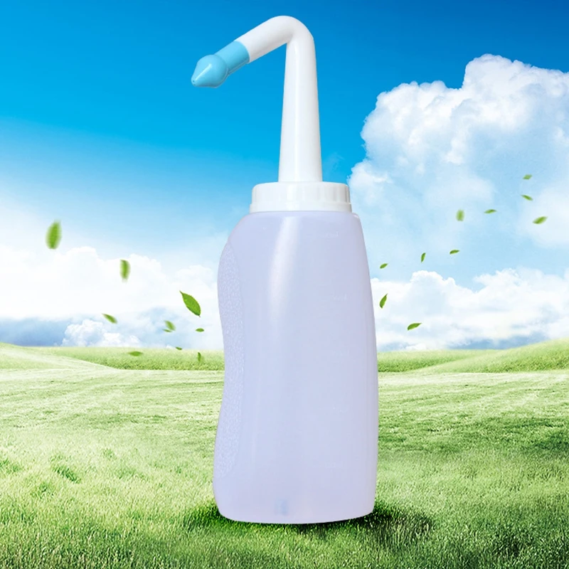 

Nasal Rinse Cleaner, 500Ml Portable Nasal Wash Bottle Irrigation Nose Care Tool For Adult Kid