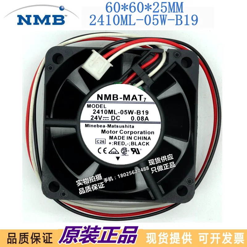 

BRAND NEW ORIGINAL 60*60*25MM Cooling Fan 612NMLE TYP 614 HS 06025SA-24Q-BL 2410ML-04W-B10 2410ML-04W-B59 2410ML-05W-B19