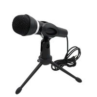 microphone %c3%a0 condensateur avec support fil de 3 5mm %c3%a9quipement de bureau karaok%c3%a9 studio pc youtube avec base genuine