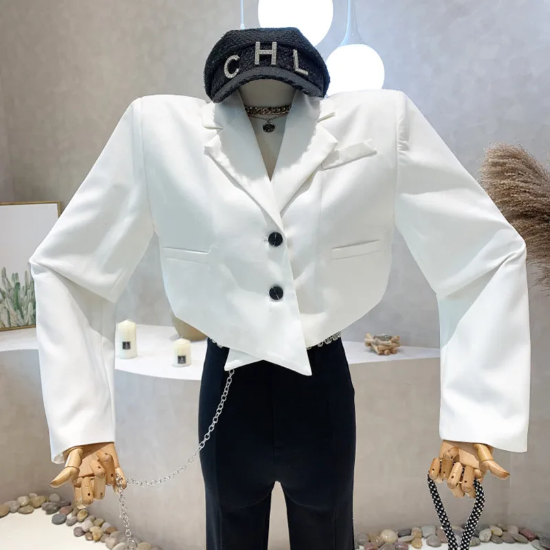 

Niche Design New Women's Clothing 2022 Spring Fashionable Long Sleeve Versatile Short Suit Blazers Coat Tops Blouse Jacket