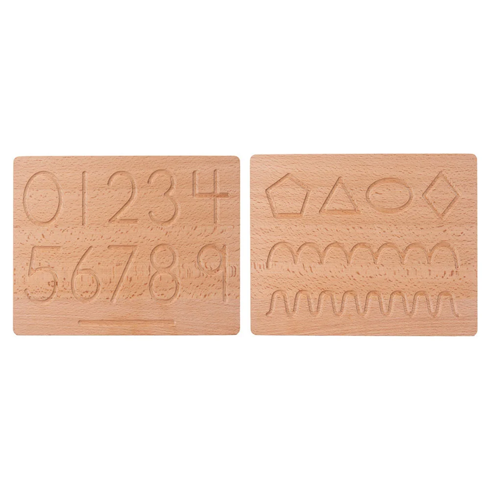 

Wooden Calligraphy Board Number Recognition Kids Educational Toys Exercise Children Gift Toddler Writing Tablet Learning