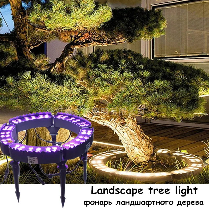 Outdoor Road Lighting Tree Lamp Plant Projector Garden Forest Tree Landscape Decoration Lamp Landscape Lighting Gazebo Patio Led