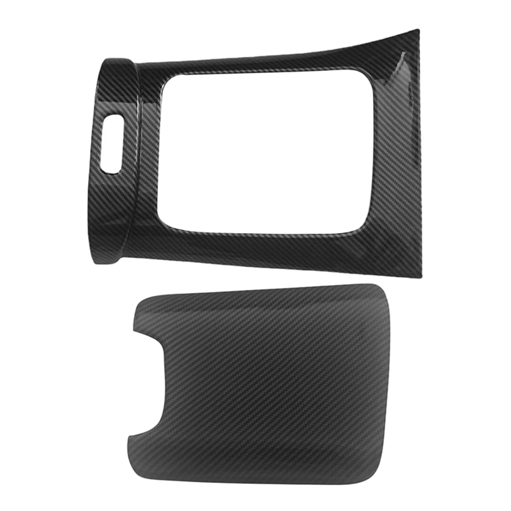 

2 шт., автомобильная Центральная панель управления из углеродного волокна, наклейка на панель управления, модификация интерьера для Benz C-Class ...