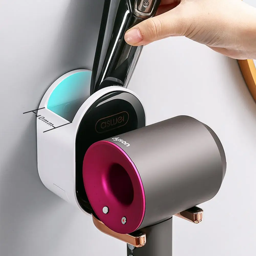 

Hair Dryer Holder Fashion Long Lasting Waterproof Household Supplies Hair Dryer Rack Hair Dryer Organizer