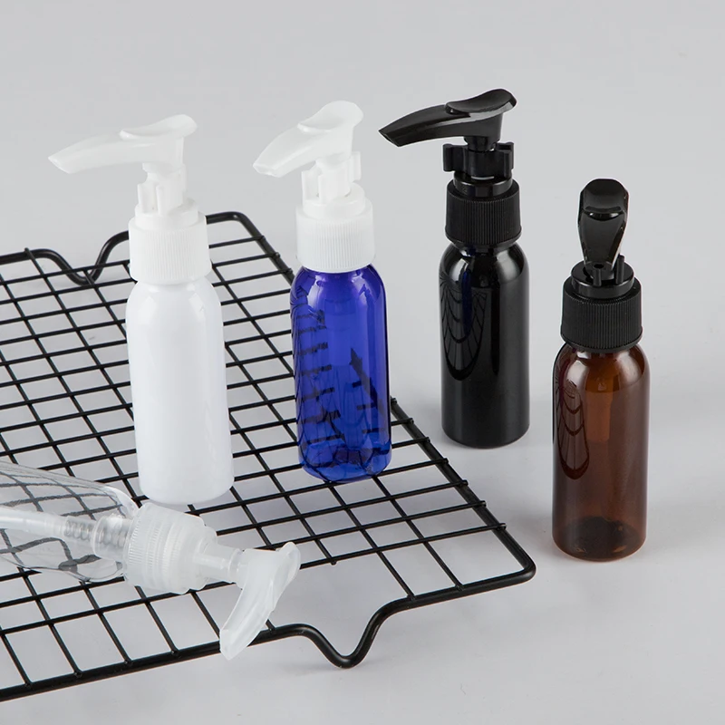 

30 мл пустые мини черные пластиковые бутылочки диспенсер для лосьона, диспенсер для средств личной гигиены, жидкого мыла, шампуня, очищающего средства для лица, косметическая упаковка