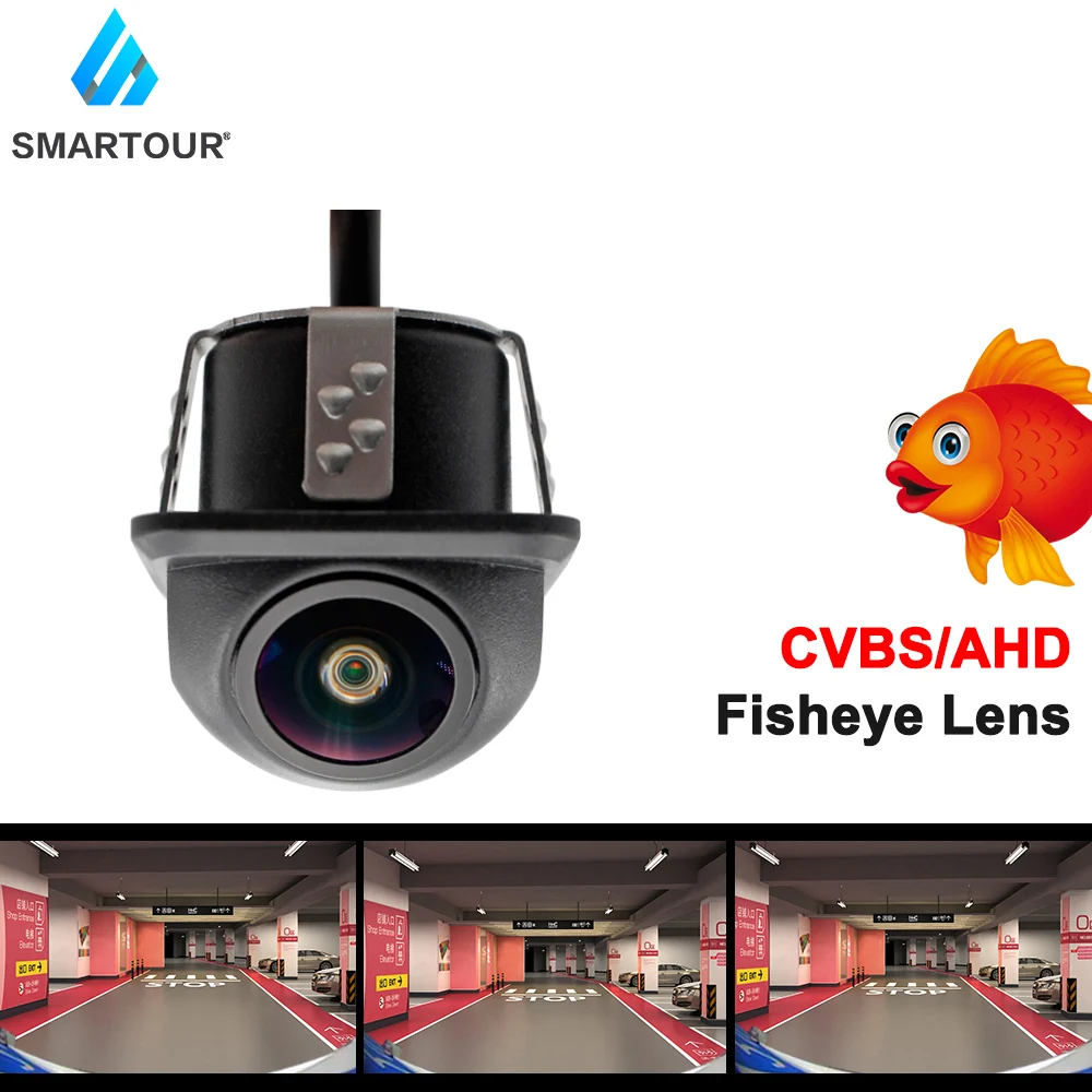 

SMARTOUR Автомобильная камера заднего вида, HD-камера заднего вида, ahd, Android, CVBS, AHD, ночное видение, 720P