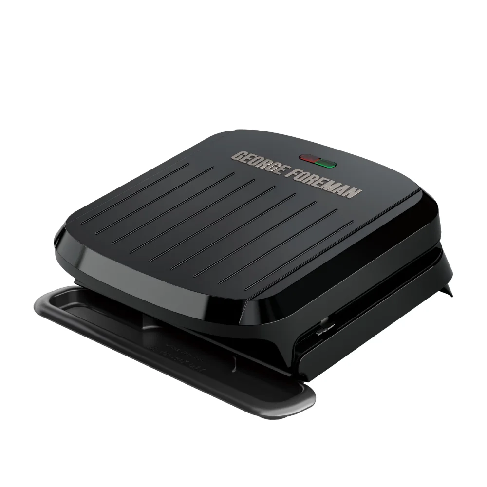 

George Foreman 4-Serving Removable Plate Grill and Panini, Black, GRP1065B Sandwich Maker Sandwich Press