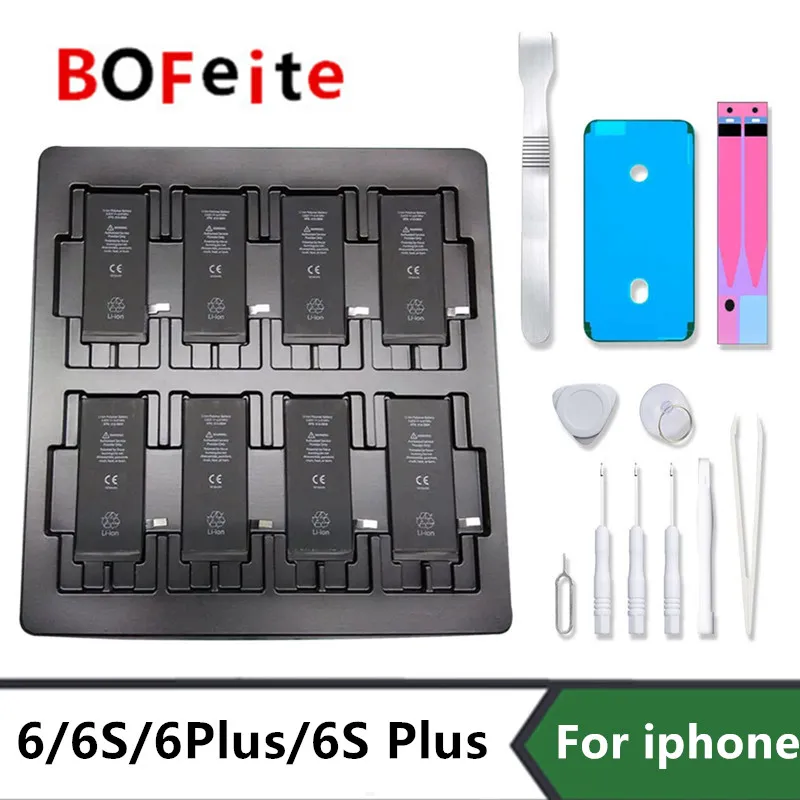 BoFeite Phone Battery For iPhone 6 6S 6Plus 6sPlus Replacement Bateria For Apple Mobile Phone Bateria 100% brand new 0 Cycle enlarge