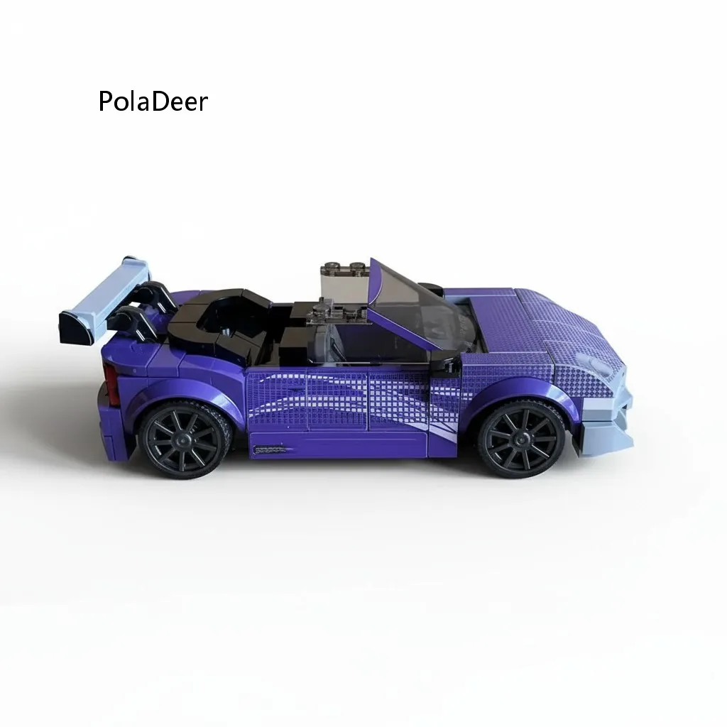 Фото Furio MOC римский затмение паук спортивный автомобиль на заказ строительный блок образовательный просветляющий DIY сборная игрушка кирпич подарок на день рождения №2