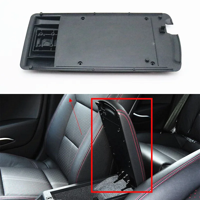 Cafoucs Car Accessories For Citroen C5 Brand New Central Channel Handrail Armrest Cover Base