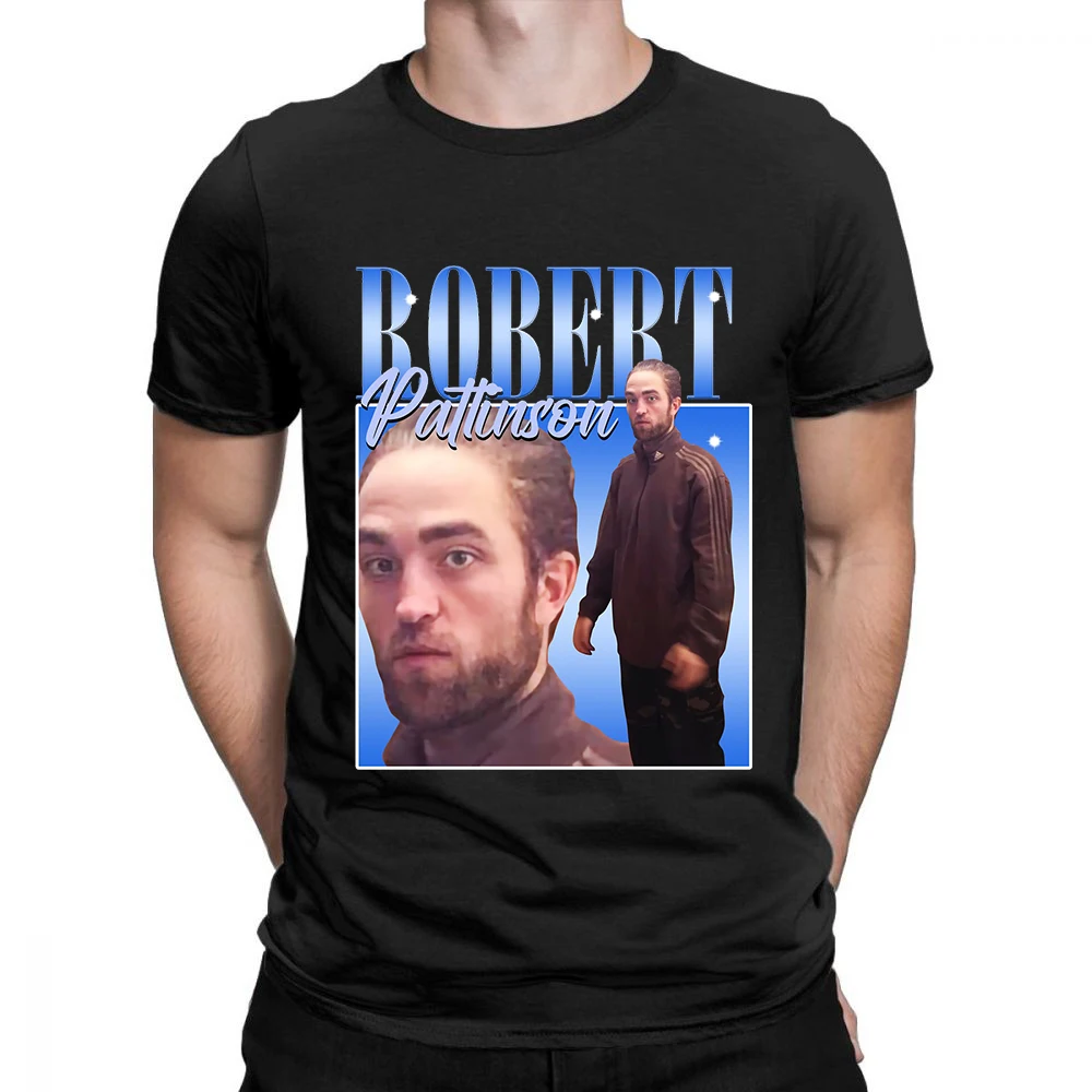 

Robert Pattinson T-Shirt Men O Neck cool summer T Shirts Short Sleeve Tees fashion Tops