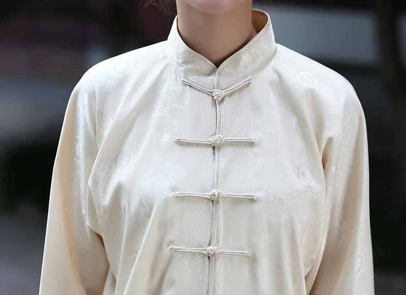 Китайская Униформа Wushu одежда для мужчин и женщин кунг-фу воротник-стойка