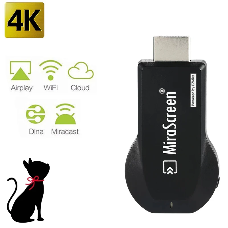 

M2 Pro TV Stick K6 4K HD Mirascreen 2.4G 5G WiFi TV Display Dongle Receiver Dual Band Miracast For DLNA Airplay Anycast