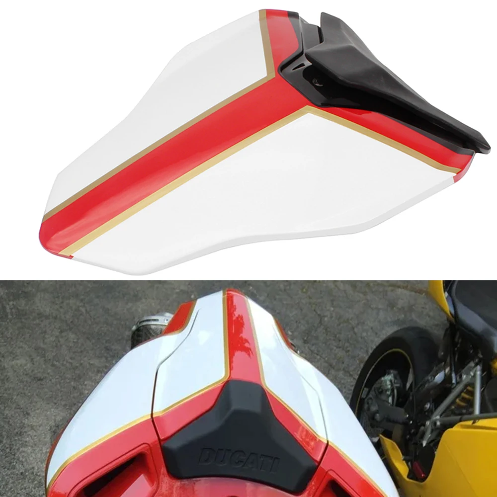 

Motocycle Tail Rear Pillion Passenger Hard Solo Seat Cowl Back Hump Faring For Ducati 848 1098 1198 2007 2008 2009 2010 2011