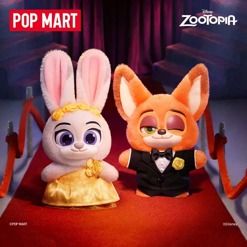 POP MART Disney Zootopia Серия Ace Duo: Плюшевые подвески, игрушки в закрытых коробках-сюрпризах, милые украшения, фигурки, декор для дома и рабочего стола. (art.: 3920dd330f739) - 3920dd330f739
