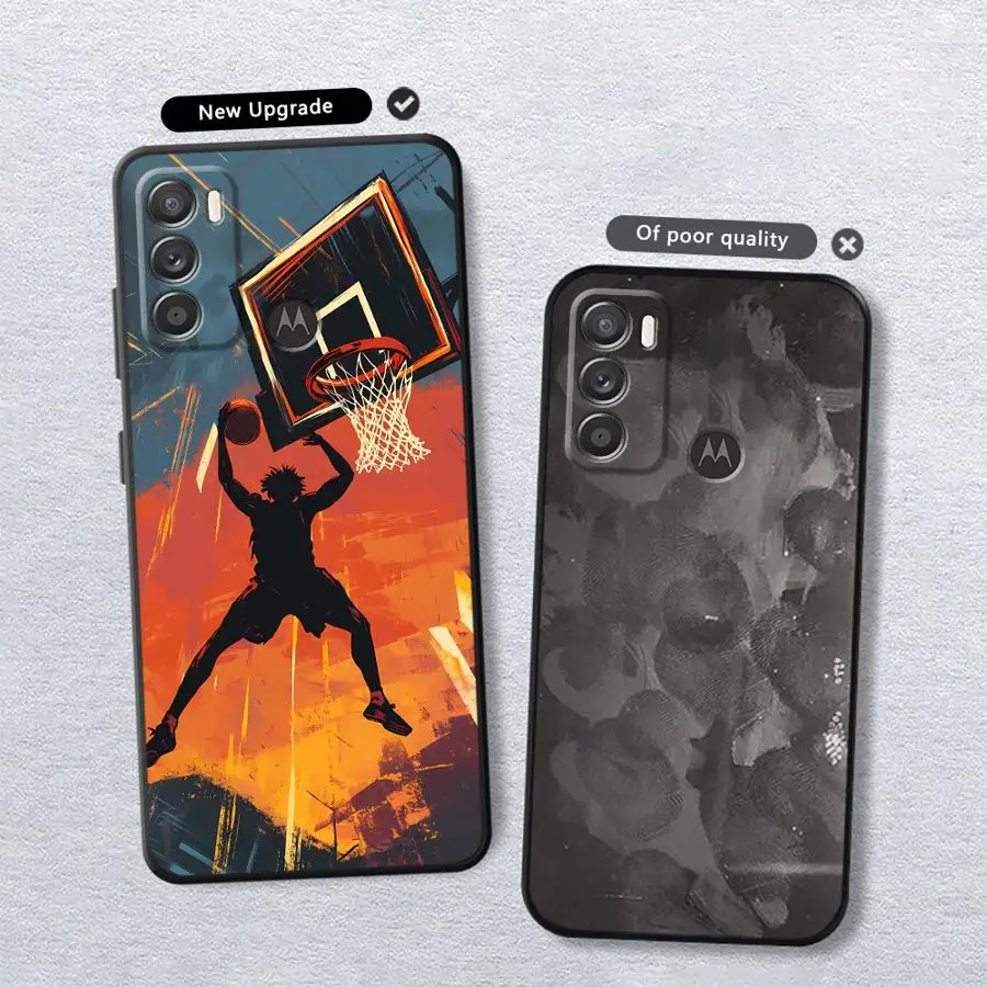 Чехол для телефона Motorola Moto G71 G32 G51 G73 Edge 20Pro 30Lite G53 G52 G50 G72 G60s G60 G22 Edge40 Soft Cover G31 Basketball (art.: 3920cfcf8d669) - 3920cfcf8d669