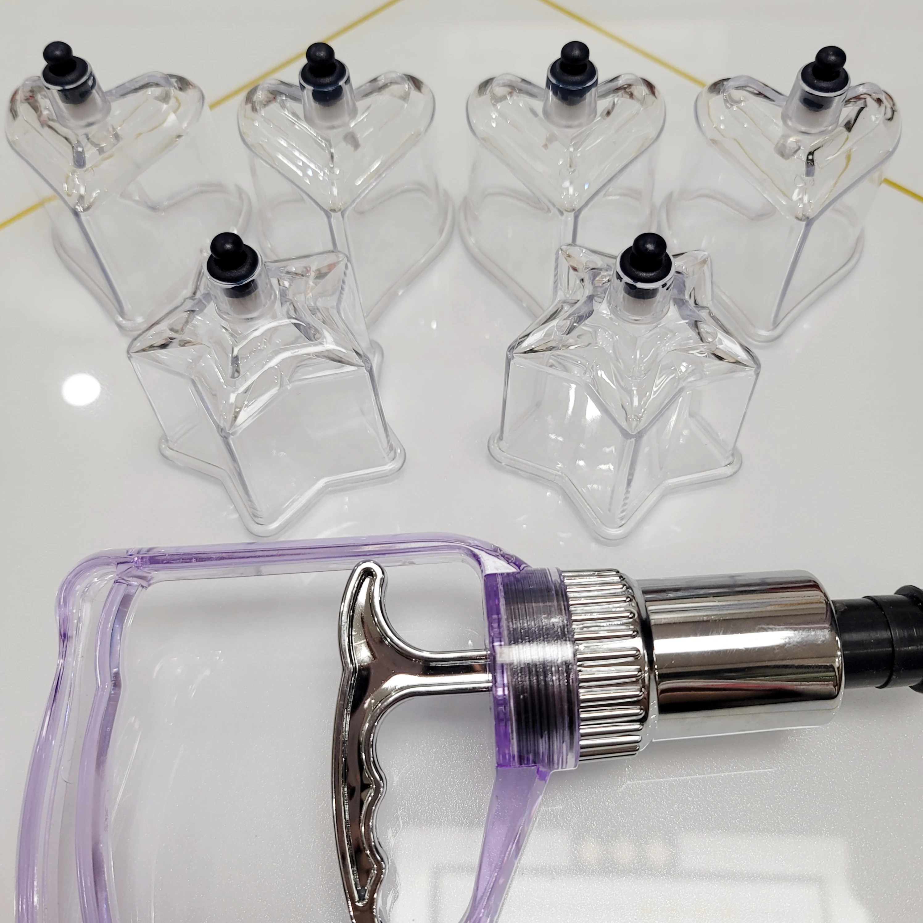 Пластиковые вакуумные чашки Love-star банки для массажа терапии