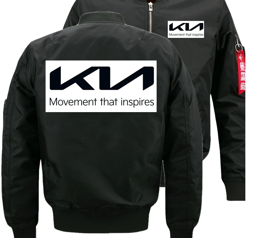 

2023 NEW Flight Flying Jacket Winter thicken Warm Zipper Men Jackets KIA Men's Casual Coa