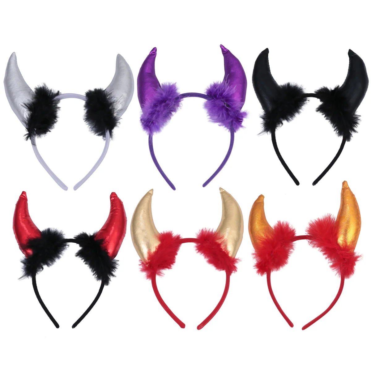 

Hairbandhairhorn Hoop Cosplay Band Festival Horns Party Black Decoration Headbandsupplies Headpiece Decorative Head Accessory