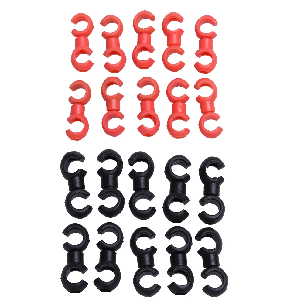 

10pcs Bicycle MTB Brake Cable S Style Clips Buckle Hose Guide Bike Cross Line Clip