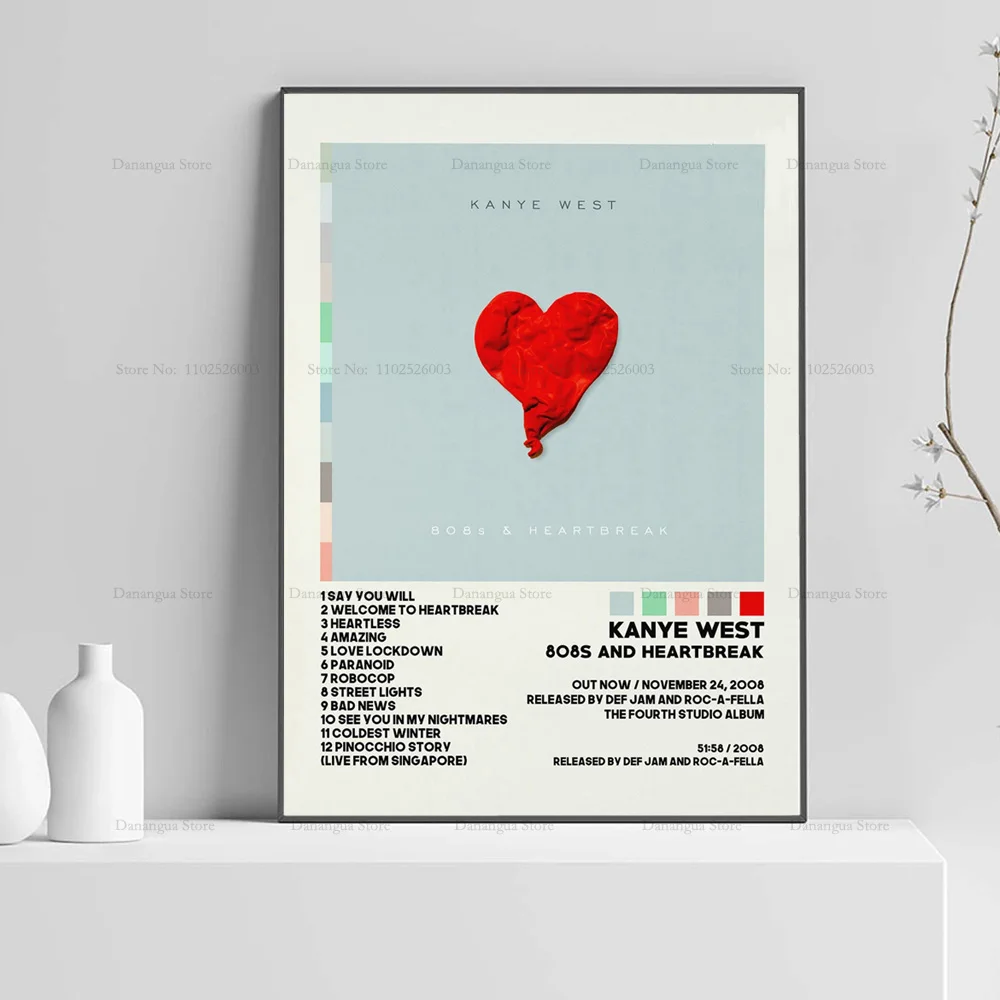 Kanye West Donda Выпускной красивый скрученный музыкальный альбом Обложка плакат HD