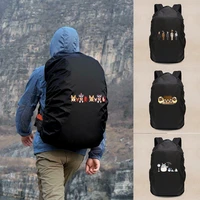 cartoon print 20 70l portable backpack sport school bag protect waterproof cover ultralight shoulder rain tools outdoor hiking