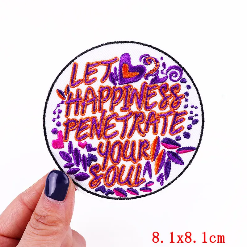 Вышитые нашивки Catoon с буквами и цветами на одежду самодельные в стиле рок-н-ролл