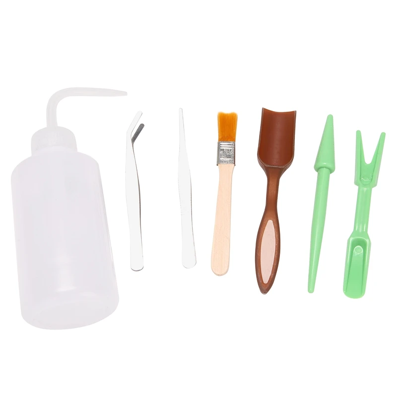 Spot Goods Roll Over Image To Zoom In 7Pcs Succulent Transplanting Miniature Fairy Garden Planting Gardening Hand Tools Set