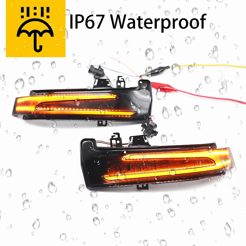 Высококачественный динамический указатель поворота мигалка с проточной водой