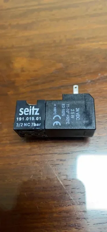 Seitz 191.019.01 3/2NC 7 бар 24 В постоянного тока 2 5 Вт электромагнитный клапан