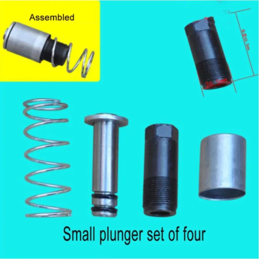 Jack Plunger Kit Horizontal Double Pump 3 Tons With Spring Jack Spare Parts Auto Repair Tools 1 Set NEW
