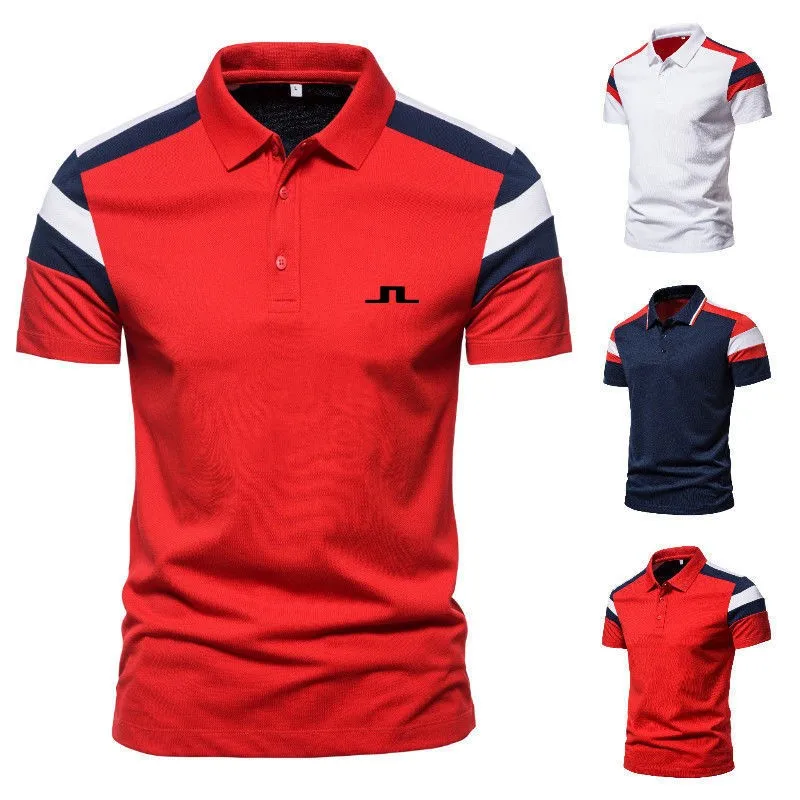 

Mens Golf T-shirt Quick-drying Breathable Lapel Polo-shirt Short Sleeve Fashion Korea Golf Wear Tee Man Summer Tops Clothing