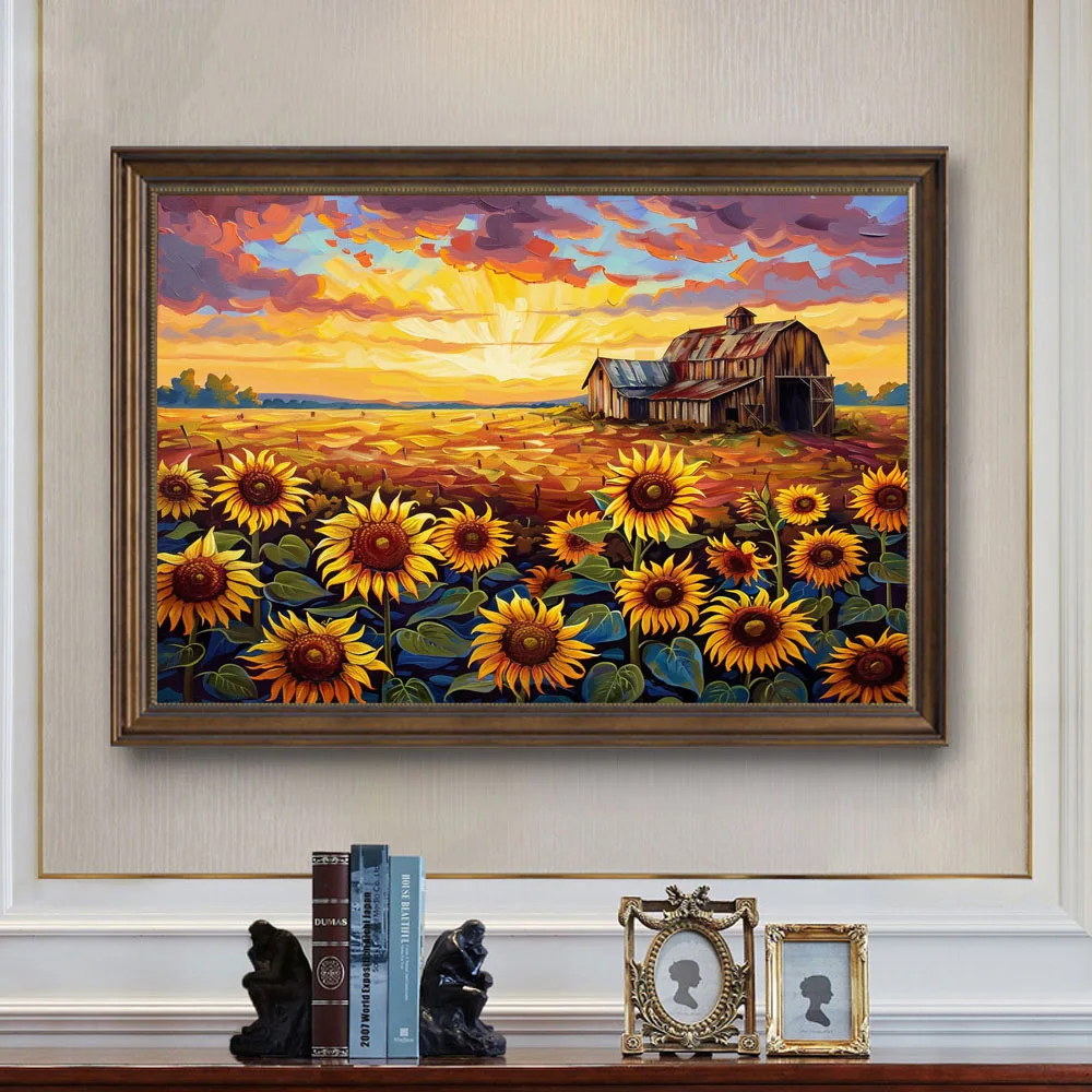 Набор для вышивки крестиком Морской Подсолнух творчества сделай сам количество